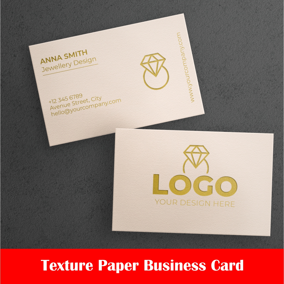 Kapricorn Prints offers premium texture paper business card printing, providing a professional and elegant finish for corporate and personal branding needs.