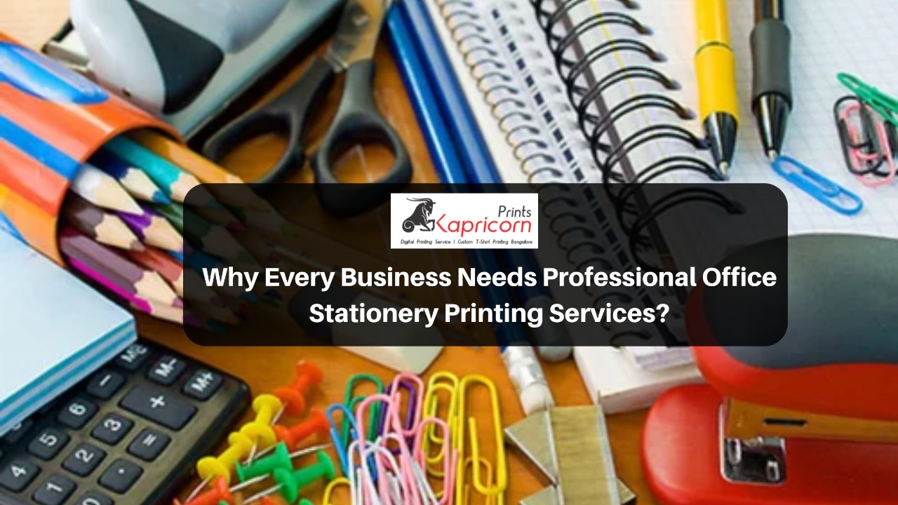 Read more about the article Why Every Business Needs Professional Office Stationery Printing Services?