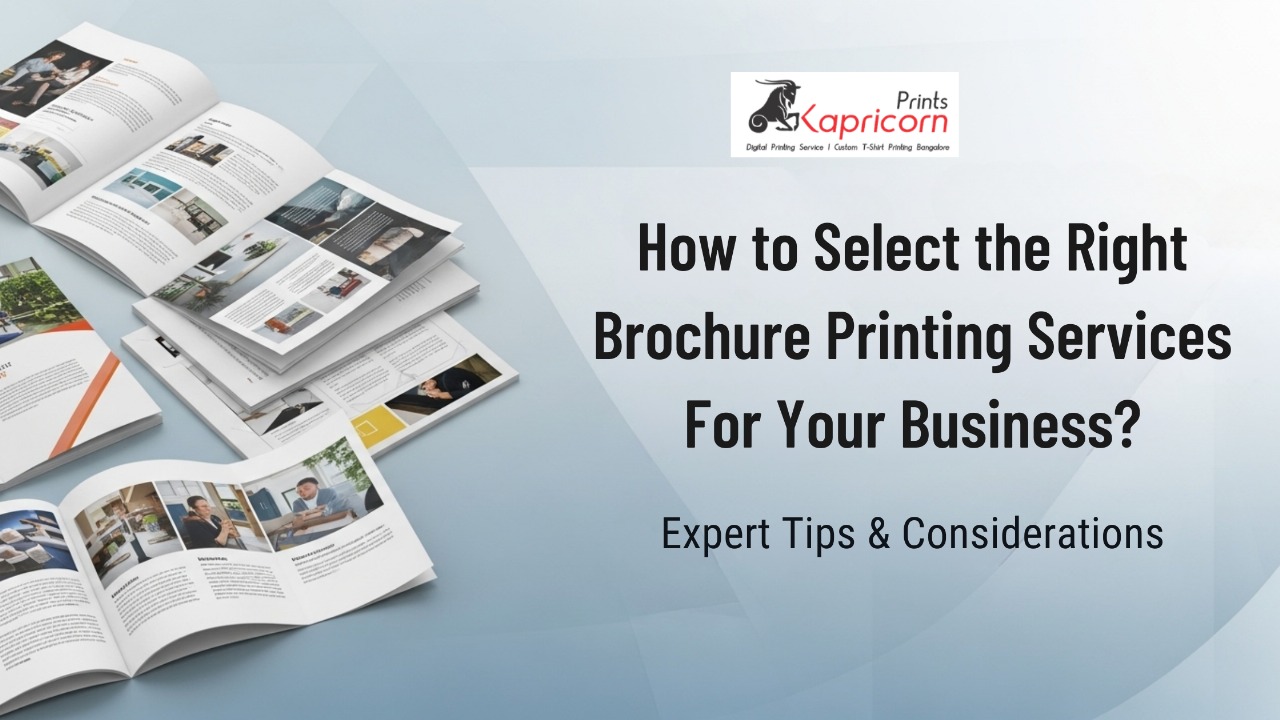 Read more about the article How to Select the Right Brochure Printing Services for Your Business?