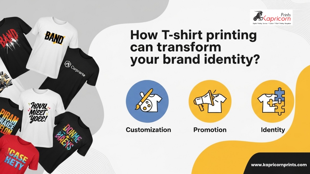 Read more about the article How T-shirt printing can transform your brand identity?