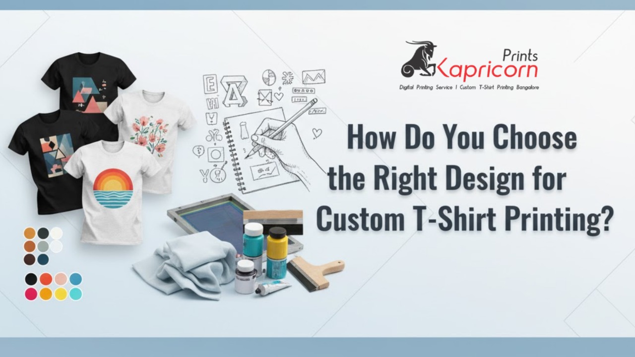 Read more about the article How Do You Choose the Right Design for Custom T-shirt Printing?