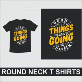 Round Neck T Shirt Printing in Bangalore by Kapricorn Prints – custom and high-quality t-shirt designs